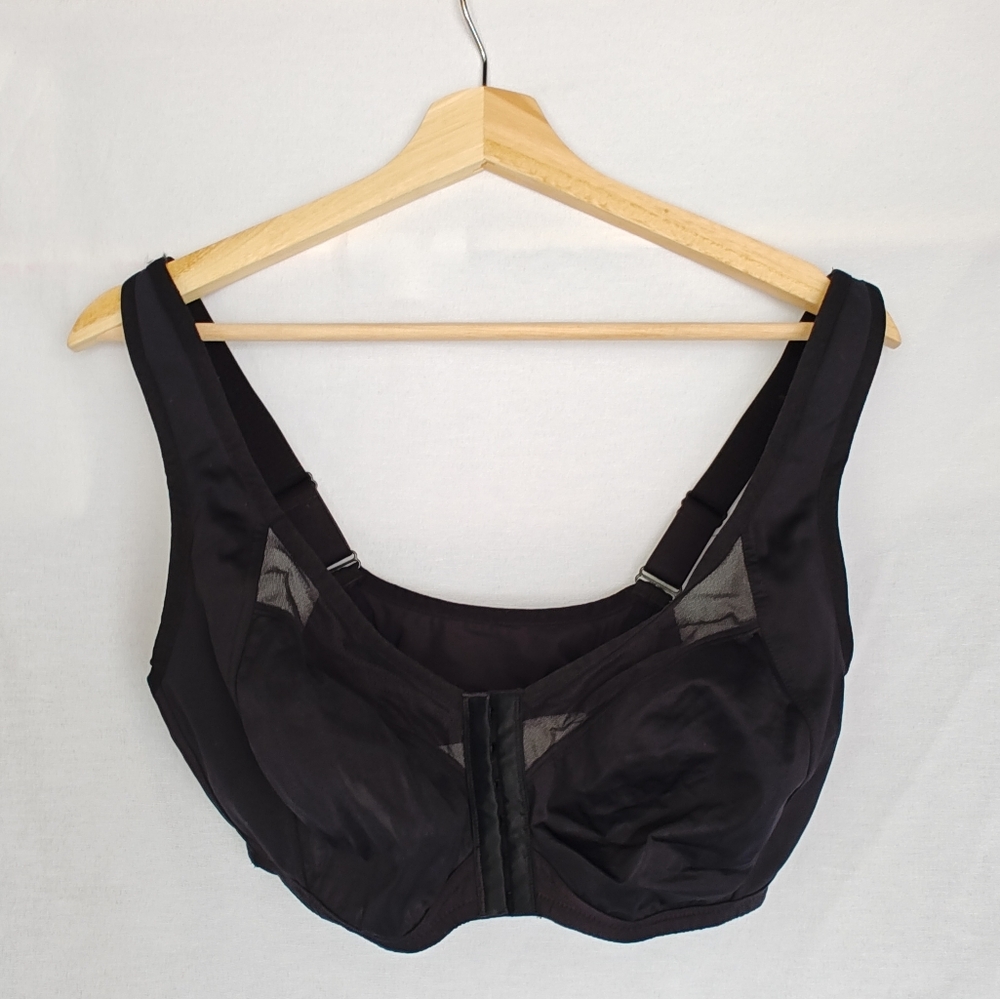 Spacer Air Adina Front-Close Wireless Unpadded Bra‎ Black 36DDD U00840034